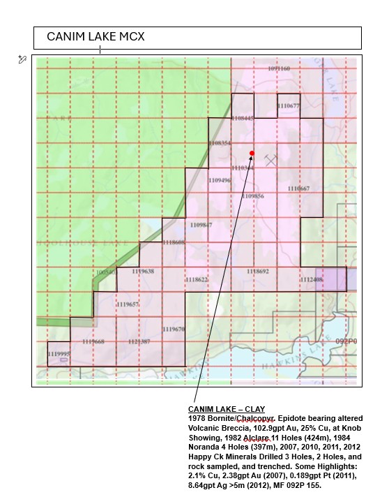 Canim Lake MCX Claim