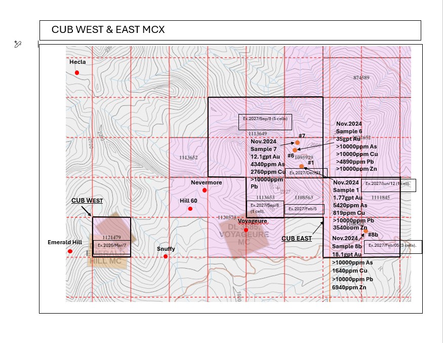 Cub West & East MCX Claim