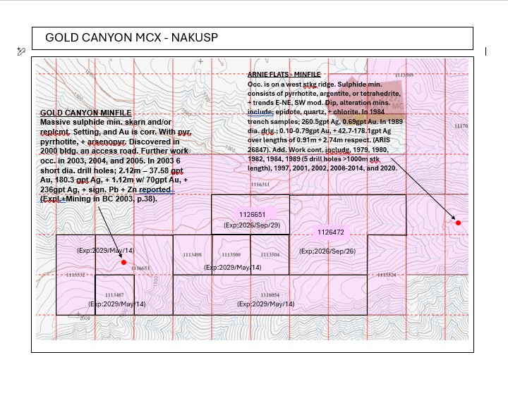 Gold Canyon MCX Claim