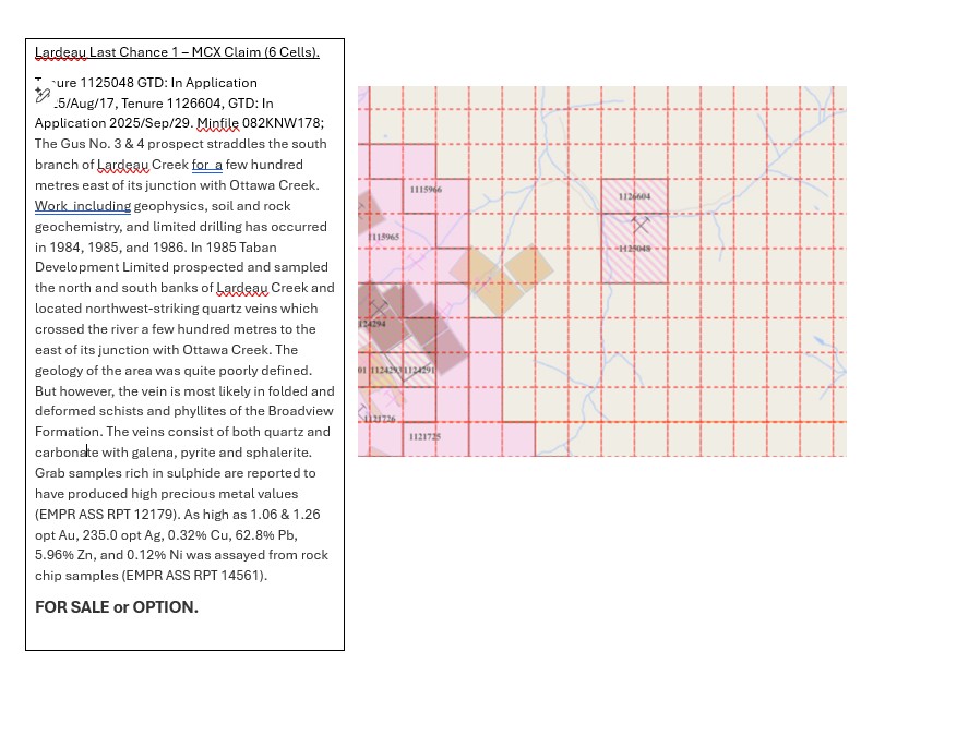 Lardeau Last Chance MCX