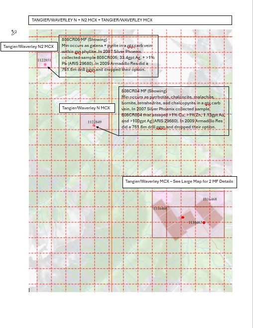 Tangier/Waverley N and N2 MCX – Claims